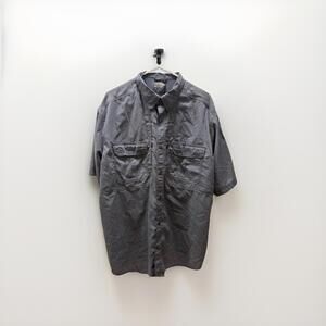 5.11 Tactical Gray Short Sleeve Button Down Shirt Utility Men’s Large